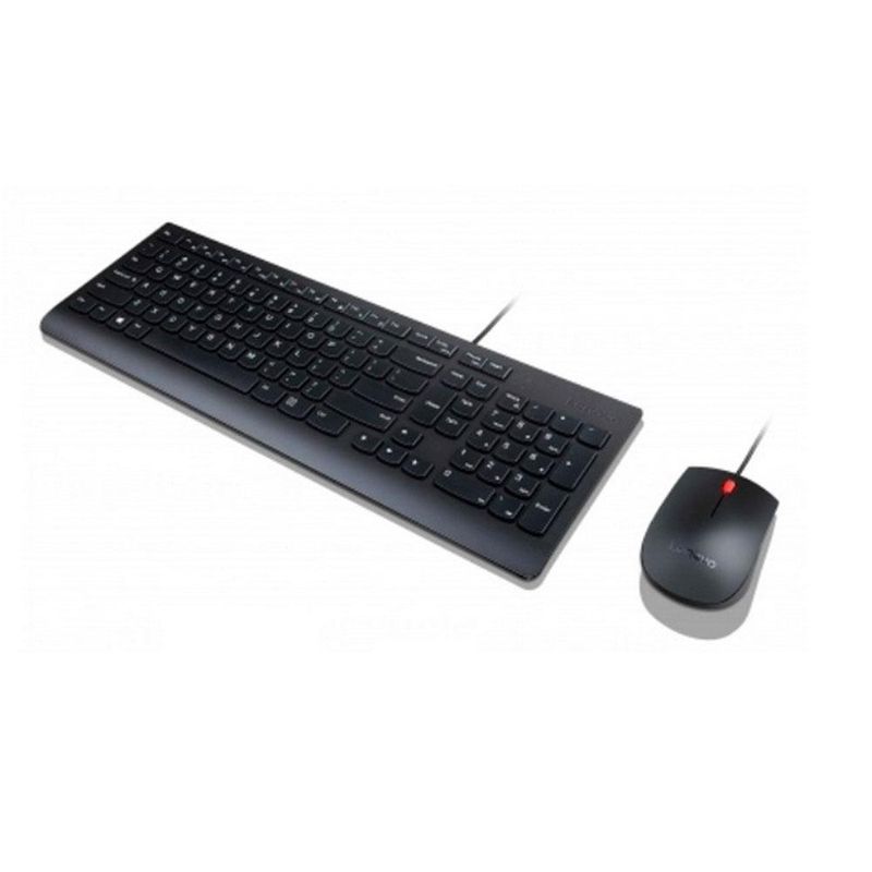 LENOVO - KIT TECLADO + MOUSE LENOVO CON CABLE