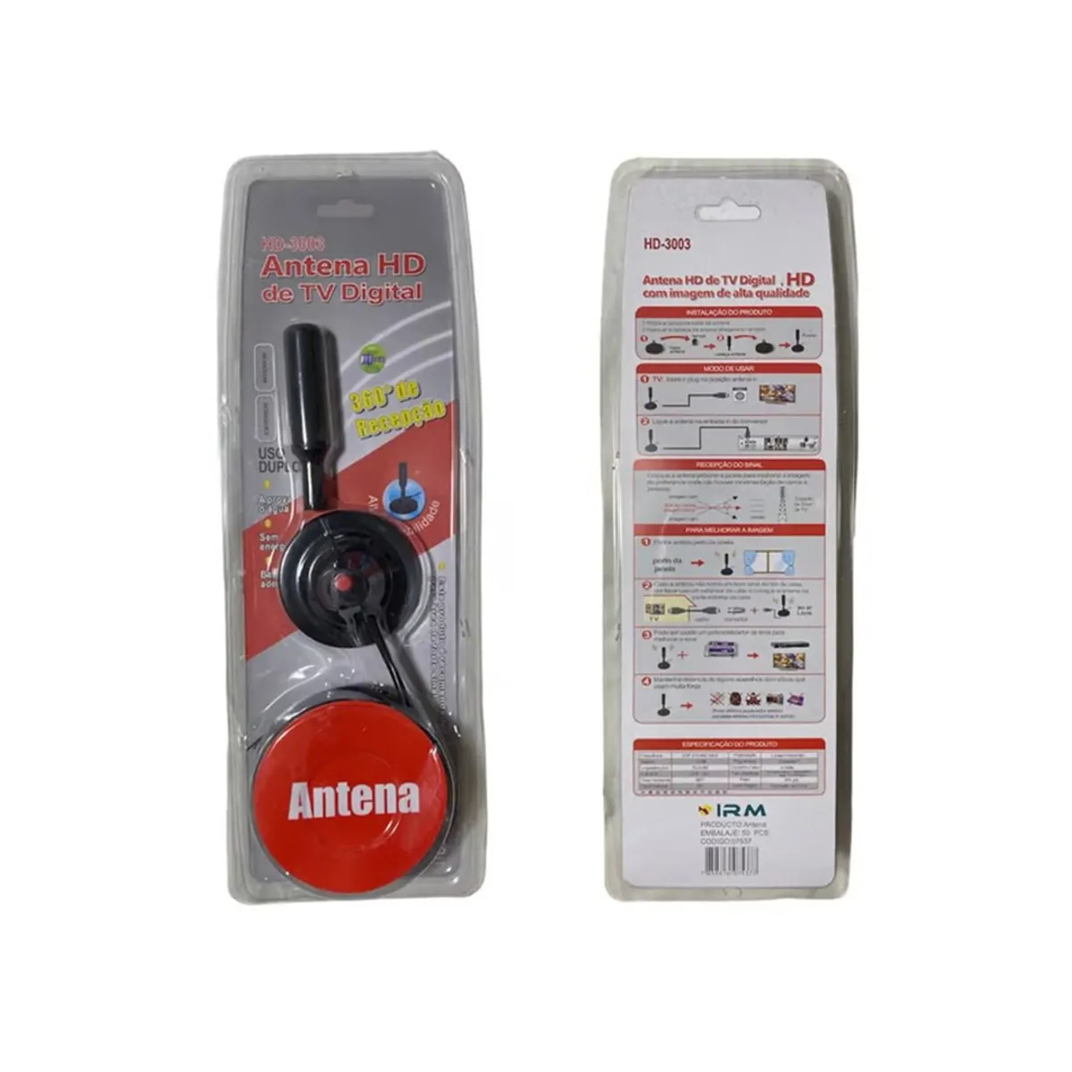 GENERICO - ANTENA TV HD DIGITAL 5 METROS