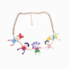 TIOZONEY - Collar de perlas hechas a mano para mujeres