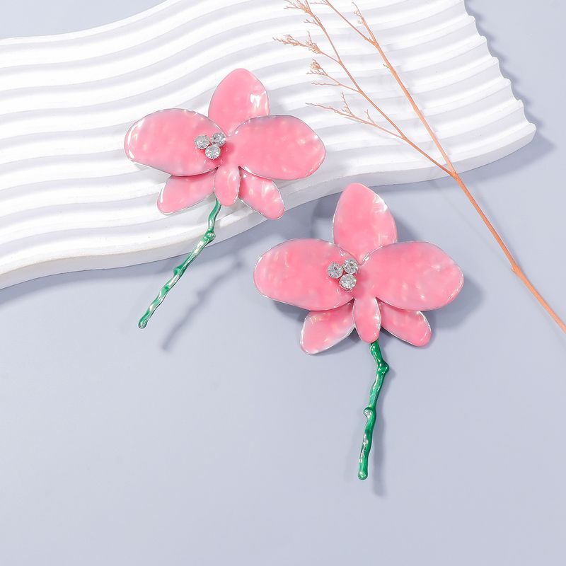 TIOZONEY - Pendientes colgantes de flores grandes