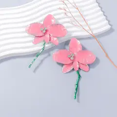 TIOZONEY - Pendientes colgantes de flores grandes