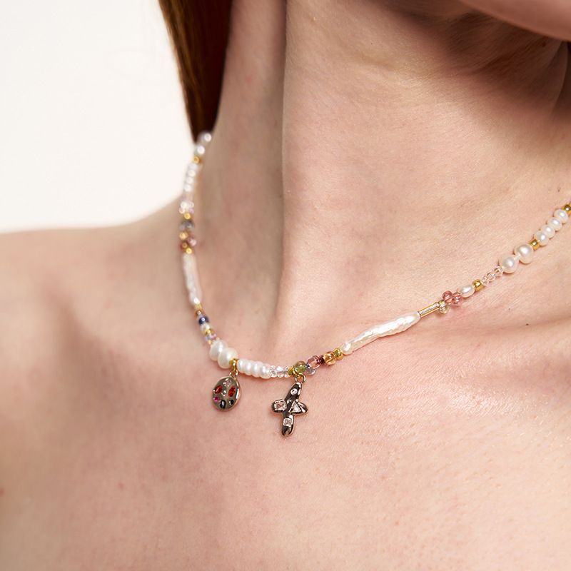 TIOZONEY - Collar Cruciforme Mujer Regalo