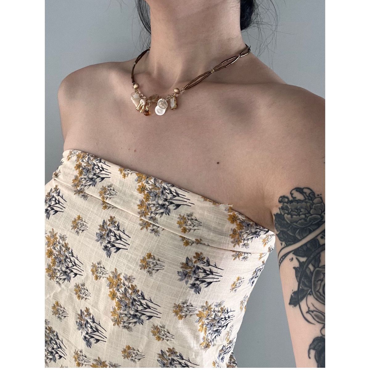 TIOZONEY - Collar Crystal Flowers Mujer Regalo