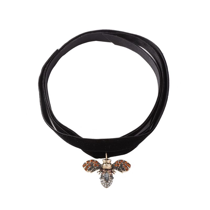 TIOZONEY - Collar de terciopelo negro para mujeres