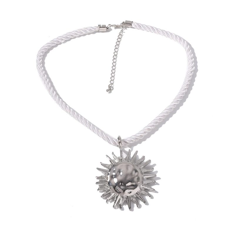 TIOZONEY - Collar de colgante de sol grande para mujeres