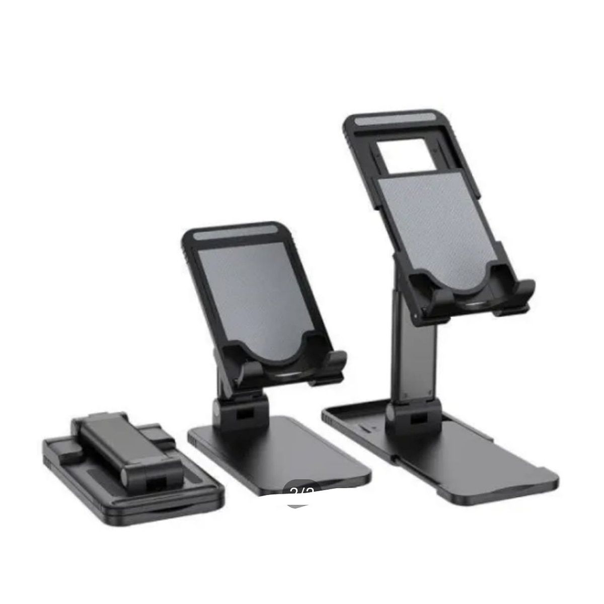 GENERICO - Soporte de teléfonos para escritorios color negro