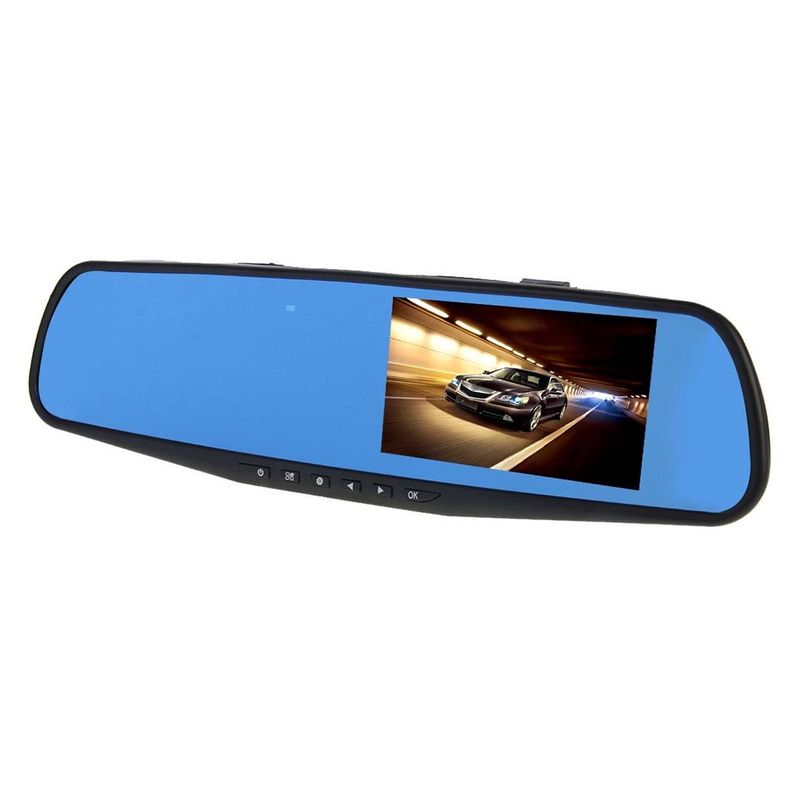 GENERICO - BLACKBOX DVR CAMARA ESPEJO VEHICULO FULL HD