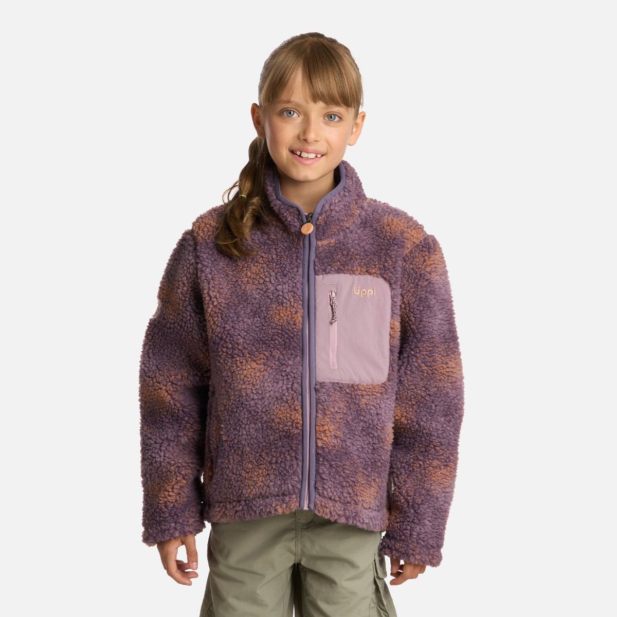 LIPPI - Polar Niña Glaciar Sherpa-pro Jacket Print Malva Lippi