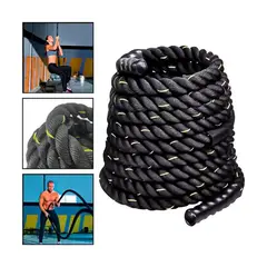 GENERICO - Cuerda Crossfit Battle Rope Correa 15 Metros X 38 Milimetros