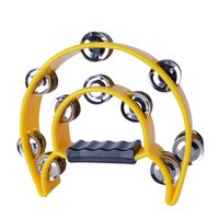 PANDERO MEDIA LUNA DOBLE AMARILLO