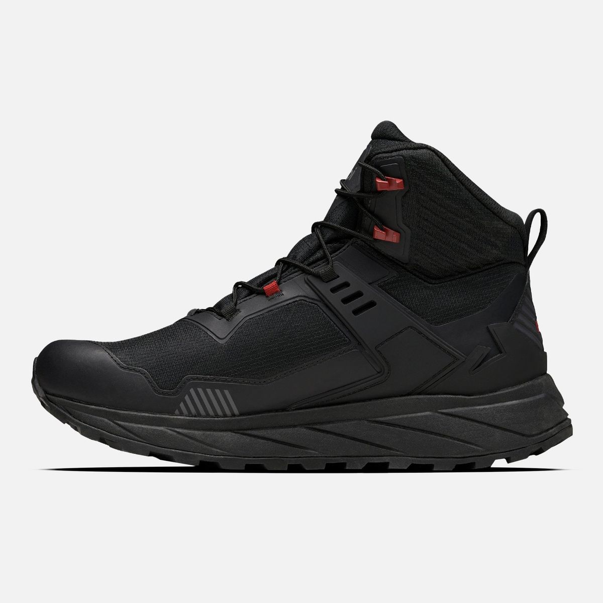 LIPPI - Zapatilla Hombre Atlas Mid Negro / Rojo Lippi