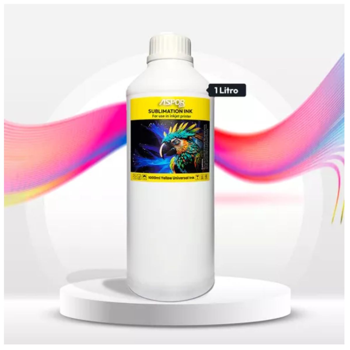 GENERICO - 4 Tintas Para Sublimación 500ml Cu Colores Premium Surtido