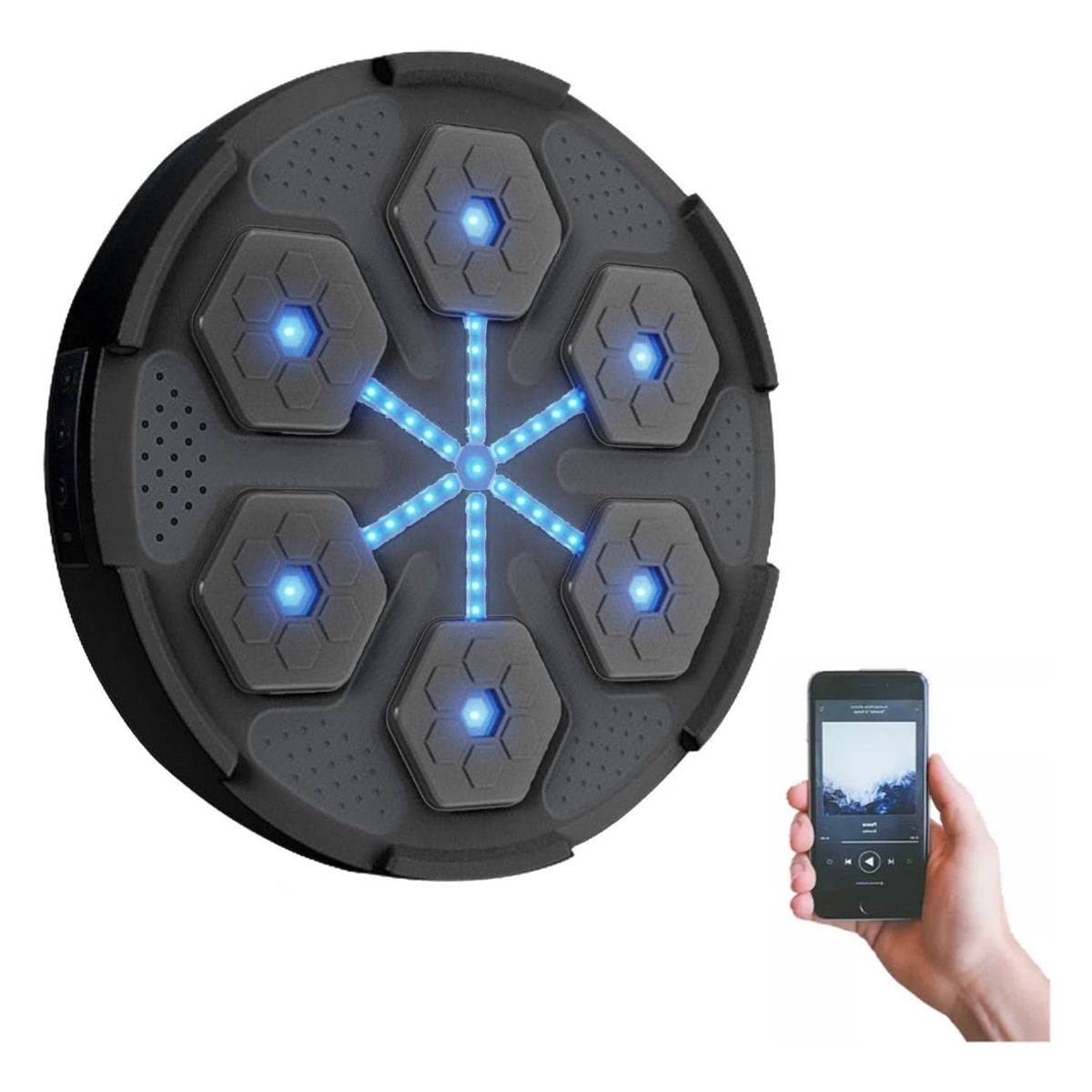 GENERICO - Boxing Machine Máquina Boxeo Inteligente Bluetooth 40cm