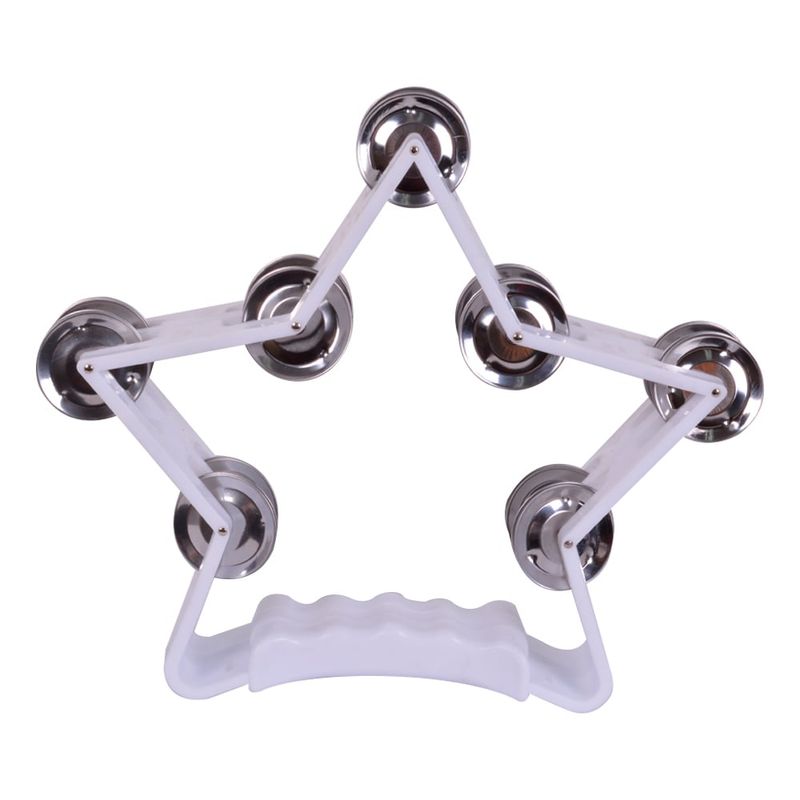 RMX - PANDERO FORMA DE ESTRELLA BLANCO TR-10 RMX