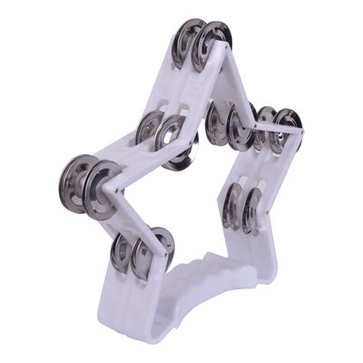 Imagen 2 del producto PANDERO FORMA DE ESTRELLA BLANCO TR-10