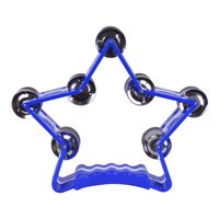 PANDERO FORMA DE ESTRELLA AZUL TR-10