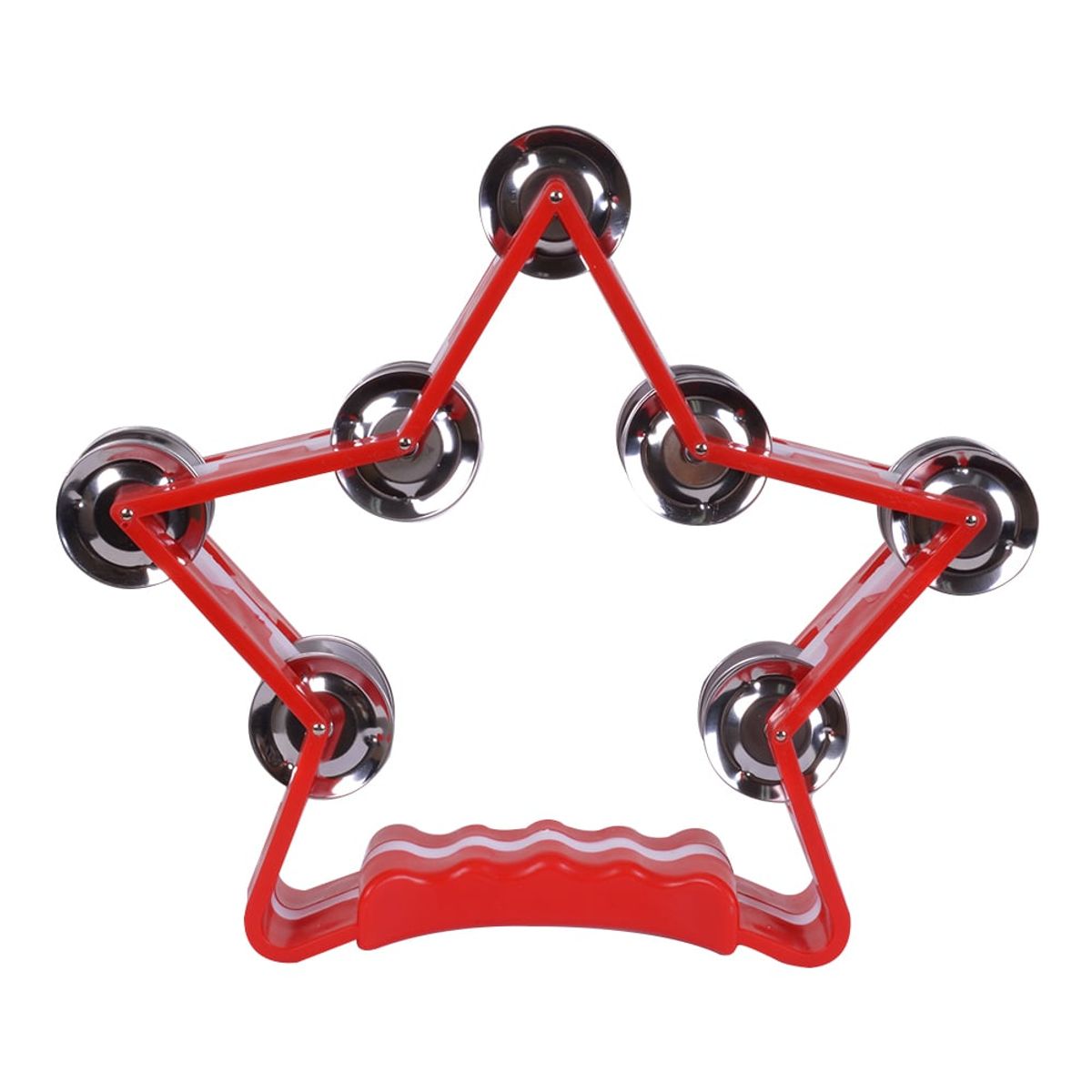 RMX - PANDERO FORMA DE ESTRELLA ROJO TR-10 RMX