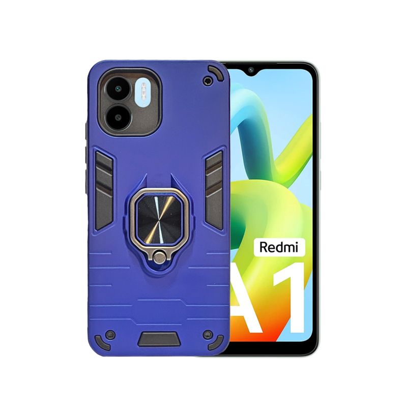 GENERICO - CARCASA ANILLO ANTIGOLPE PARA CELULAR XIAOMI REDMI A1 Y A2 AZUL
