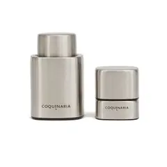 COQUINARIA - Set Sellador de vino y espumante al vacio 2 pzs