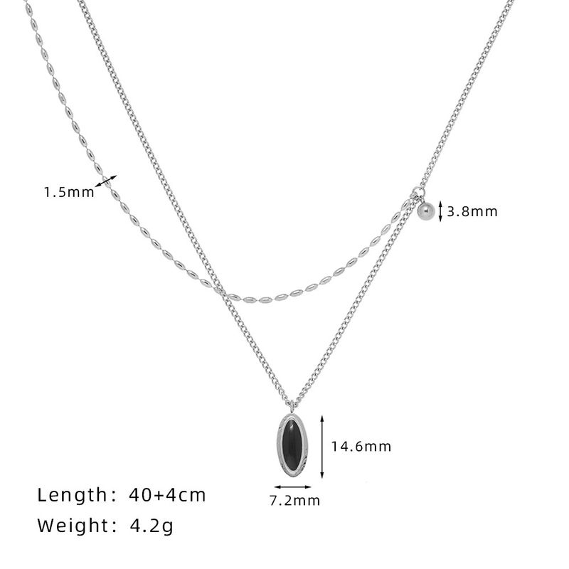 TIOZONEY - Collar bañado en Plata 925 para mujer
