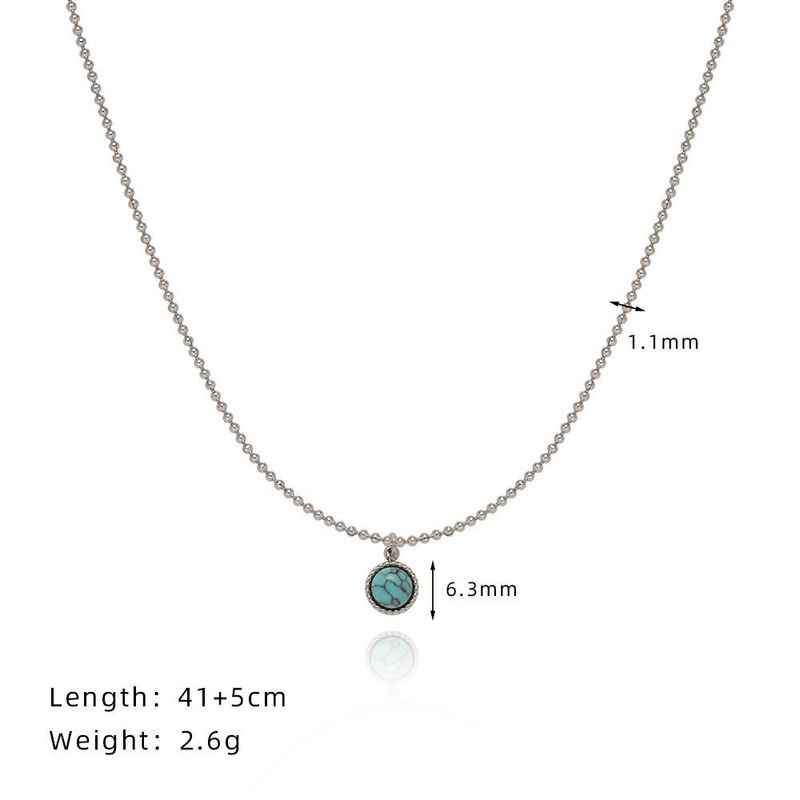 TIOZONEY - Collar bañado en Plata 925 para mujer