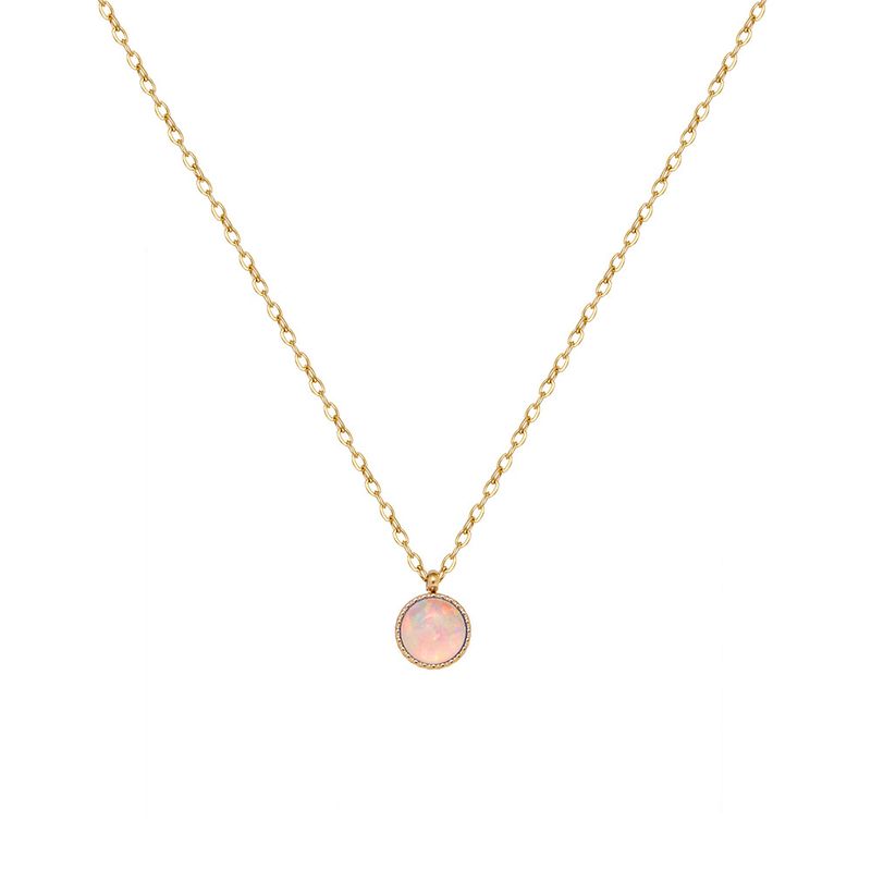 TIOZONEY - Bañado en oro Collar de moda para mujeres