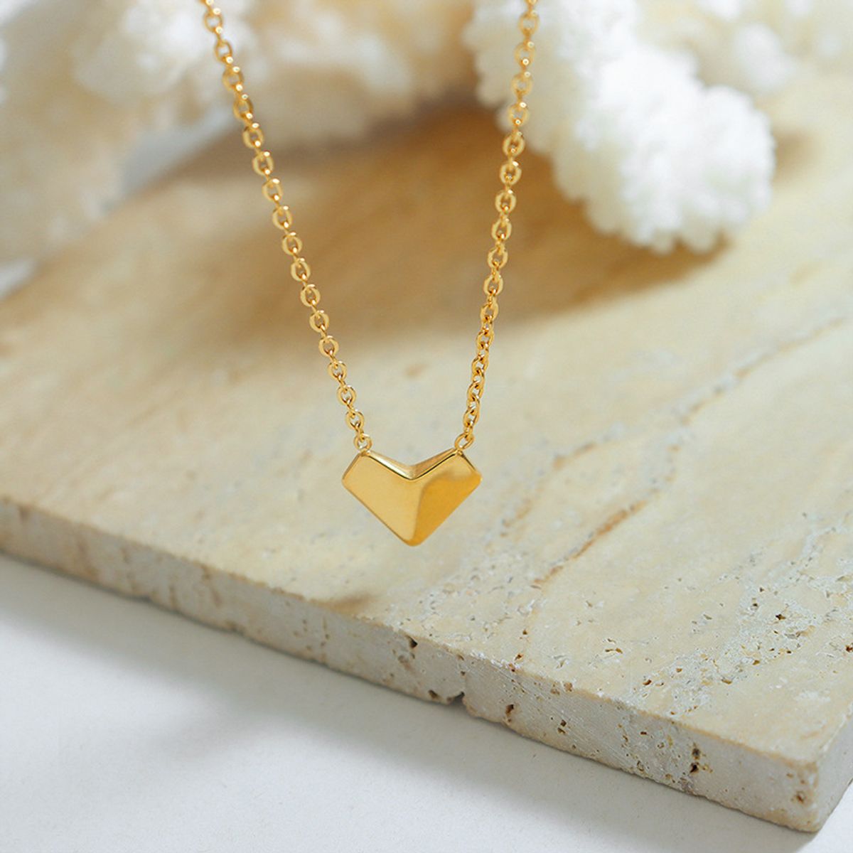 TIOZONEY - Collar con colgante de corazón