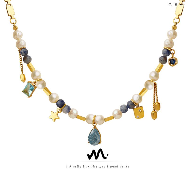 TIOZONEY - Collar hecho a mano para mujer