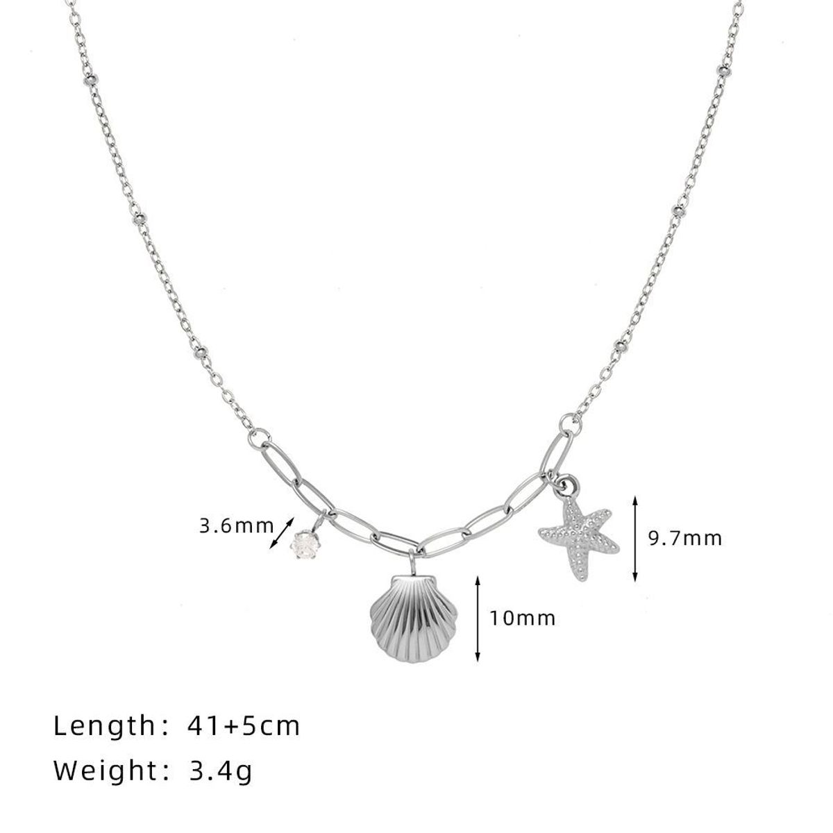 TIOZONEY - Collar bañado en Plata 925 para mujer