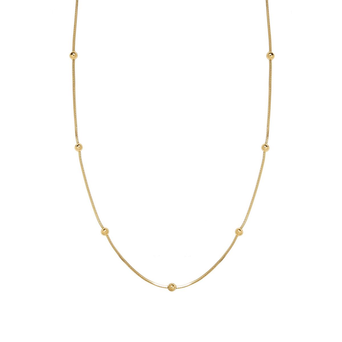 TIOZONEY - Bañado en oro Collar de moda para mujeres
