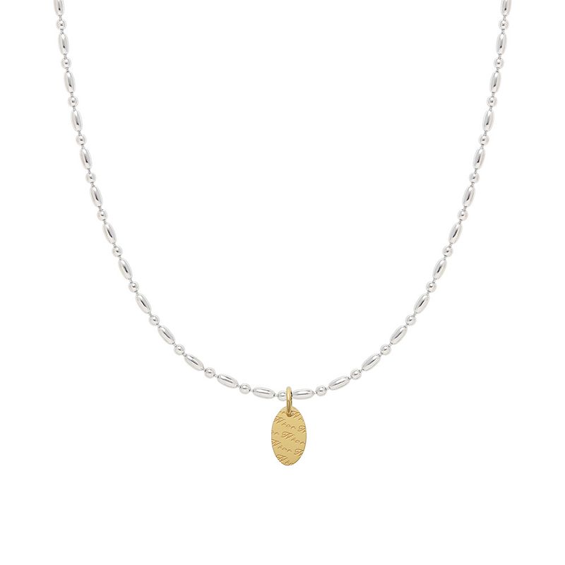 TIOZONEY - Collar bañado en Plata 925 para mujer