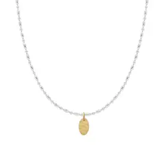 TIOZONEY - Collar bañado en Plata 925 para mujer
