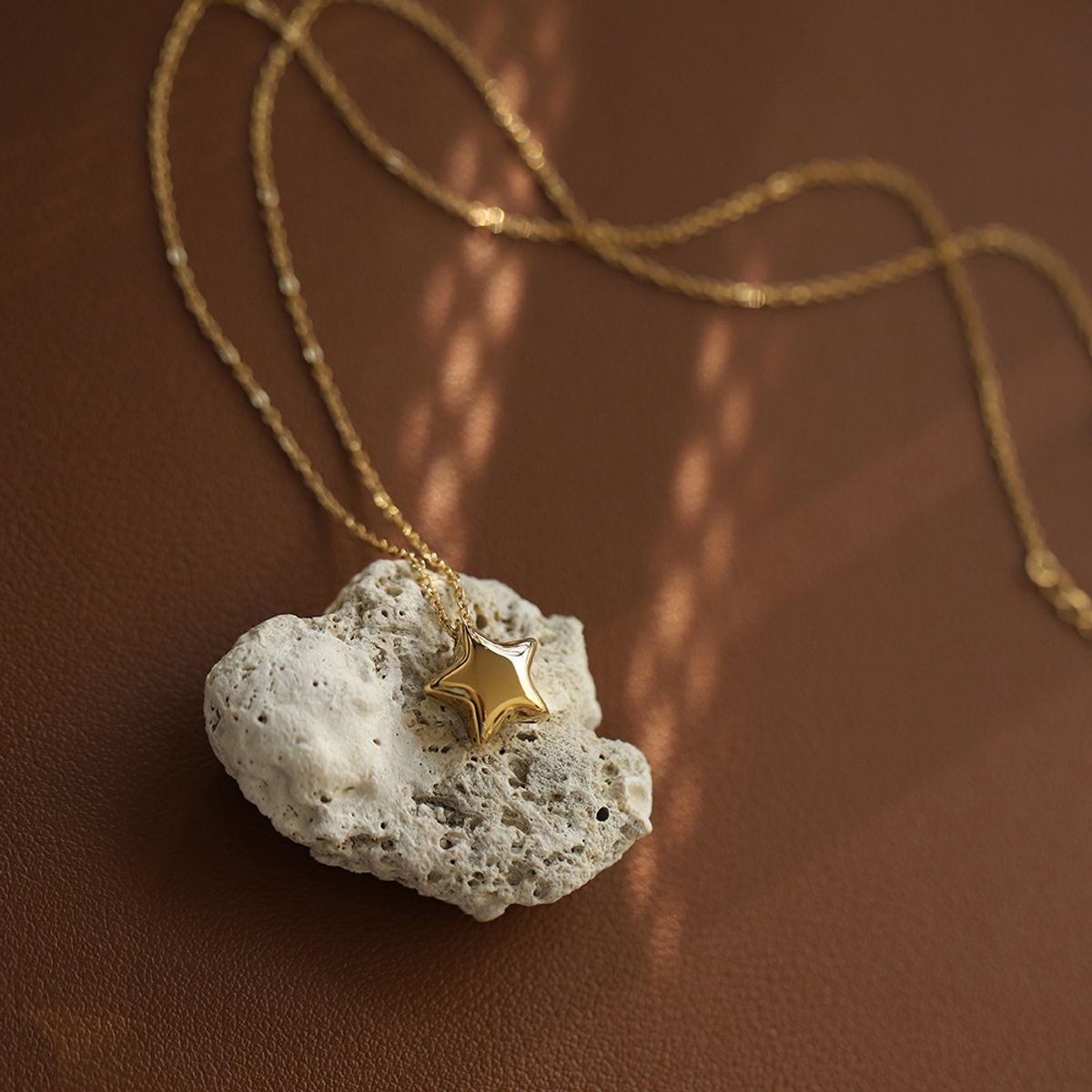 TIOZONEY - Bañado en oro Collar de moda para mujeres