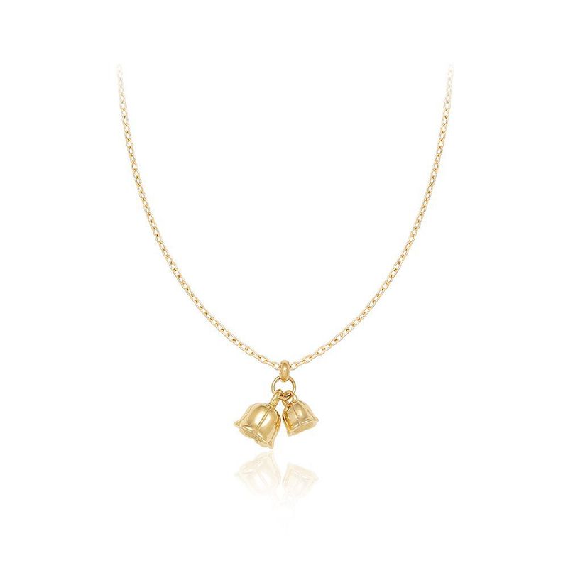 TIOZONEY - Bañado en oro Collar de moda para mujeres