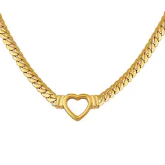 TIOZONEY - Collar de cadena gruesa de eslabones