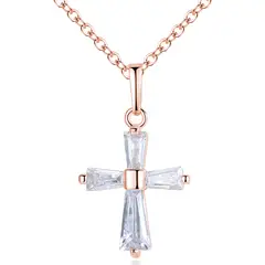 TIOZONEY - Collar bañado en Plata 925 para mujer