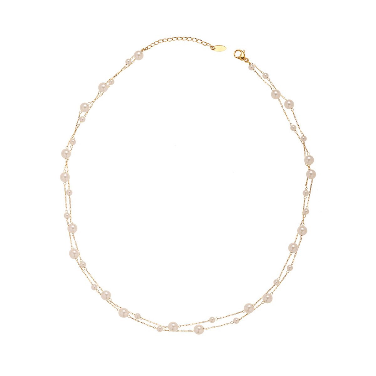 TIOZONEY - Bañado en oro Collar de moda para mujeres