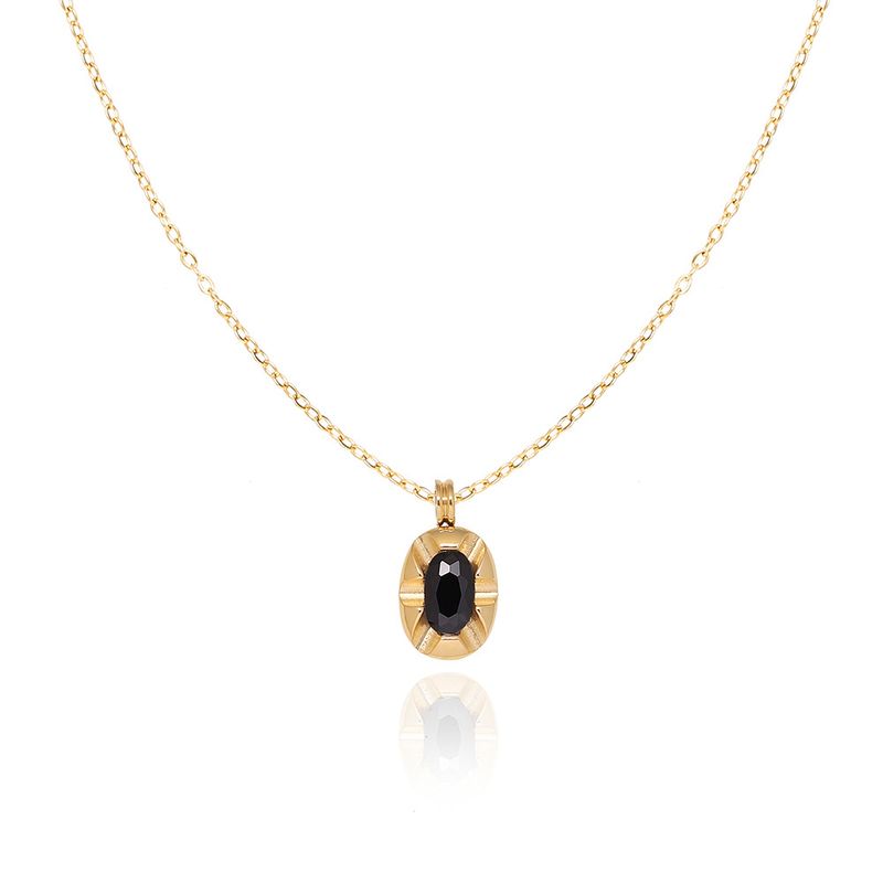 TIOZONEY - Bañado en oro Collar de moda para mujeres