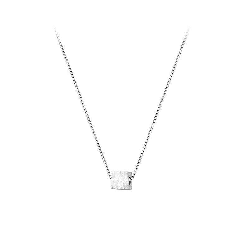 TIOZONEY - Collar con colgante cuadrado