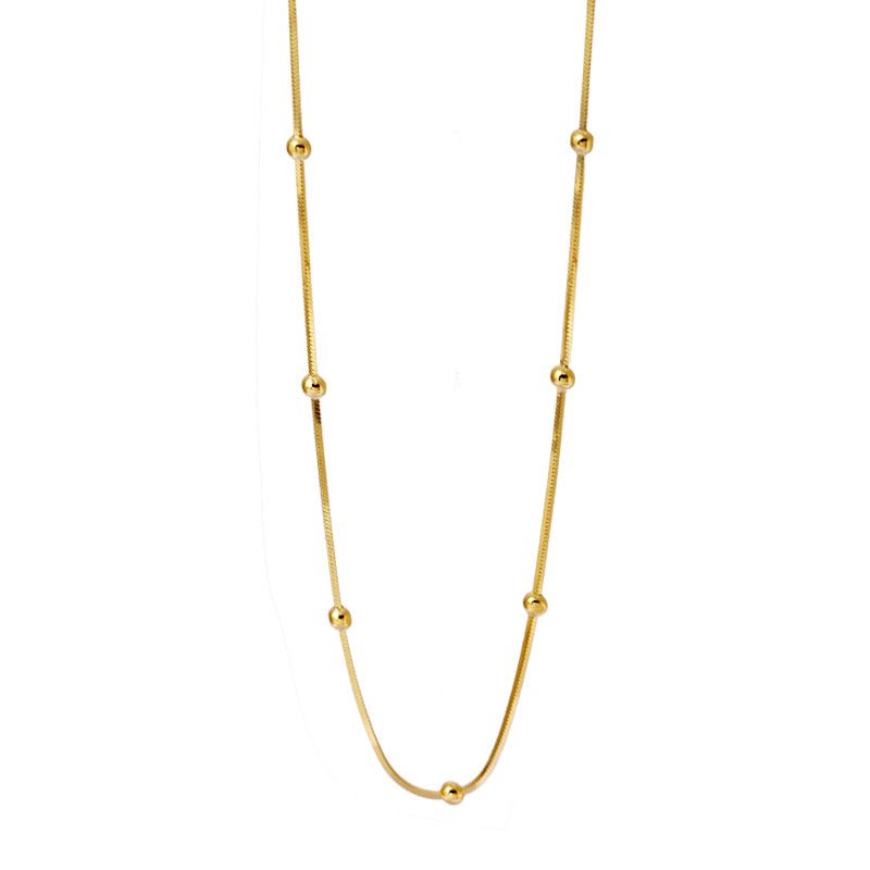 TIOZONEY - Collar de plata de ley para señora
