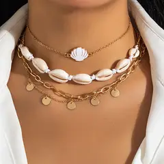 TIOZONEY - Collar de perlas de imitación para mujer