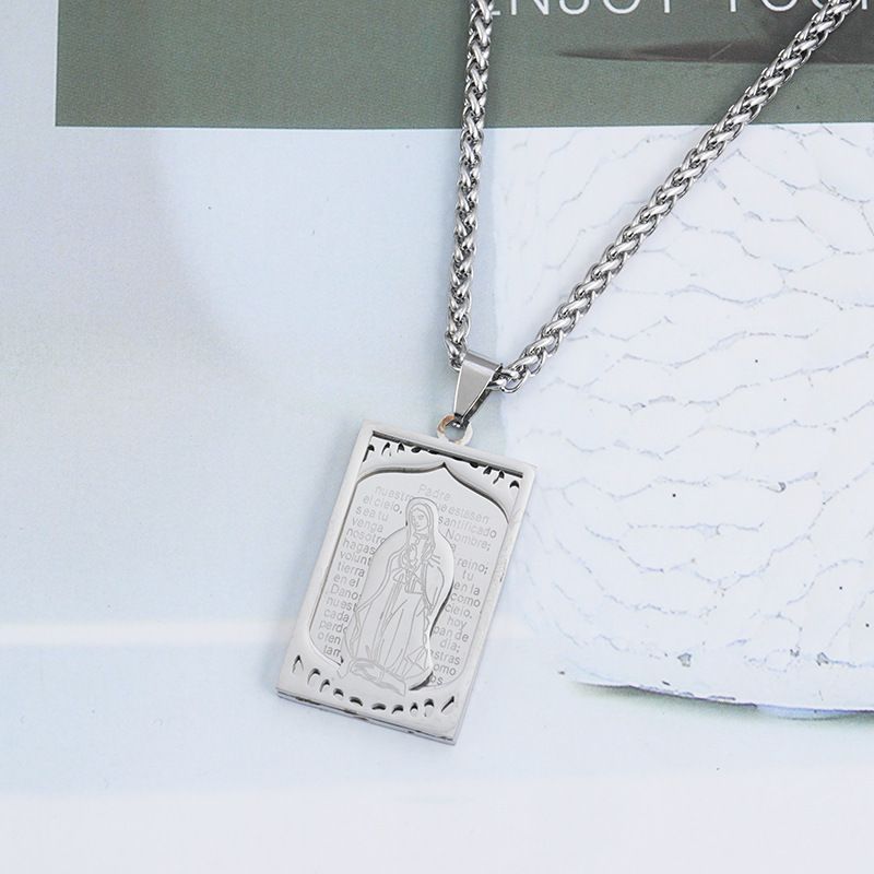 TIOZONEY - Collar y cadena de la Virgen María