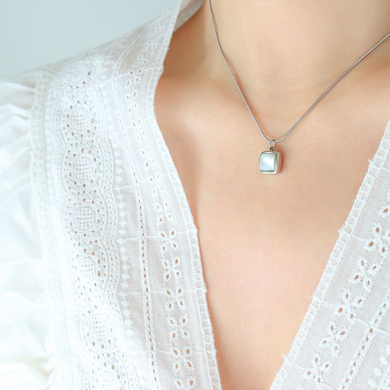 TIOZONEY - Collar con colgante para mujer 40cm