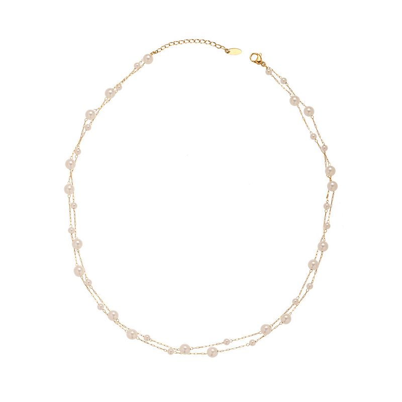 TIOZONEY - Collares de perlas para mujer