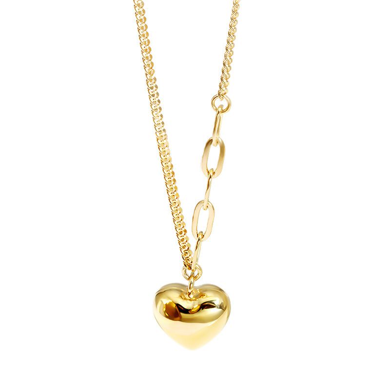 TIOZONEY - Collar Corazón Plata de Ley