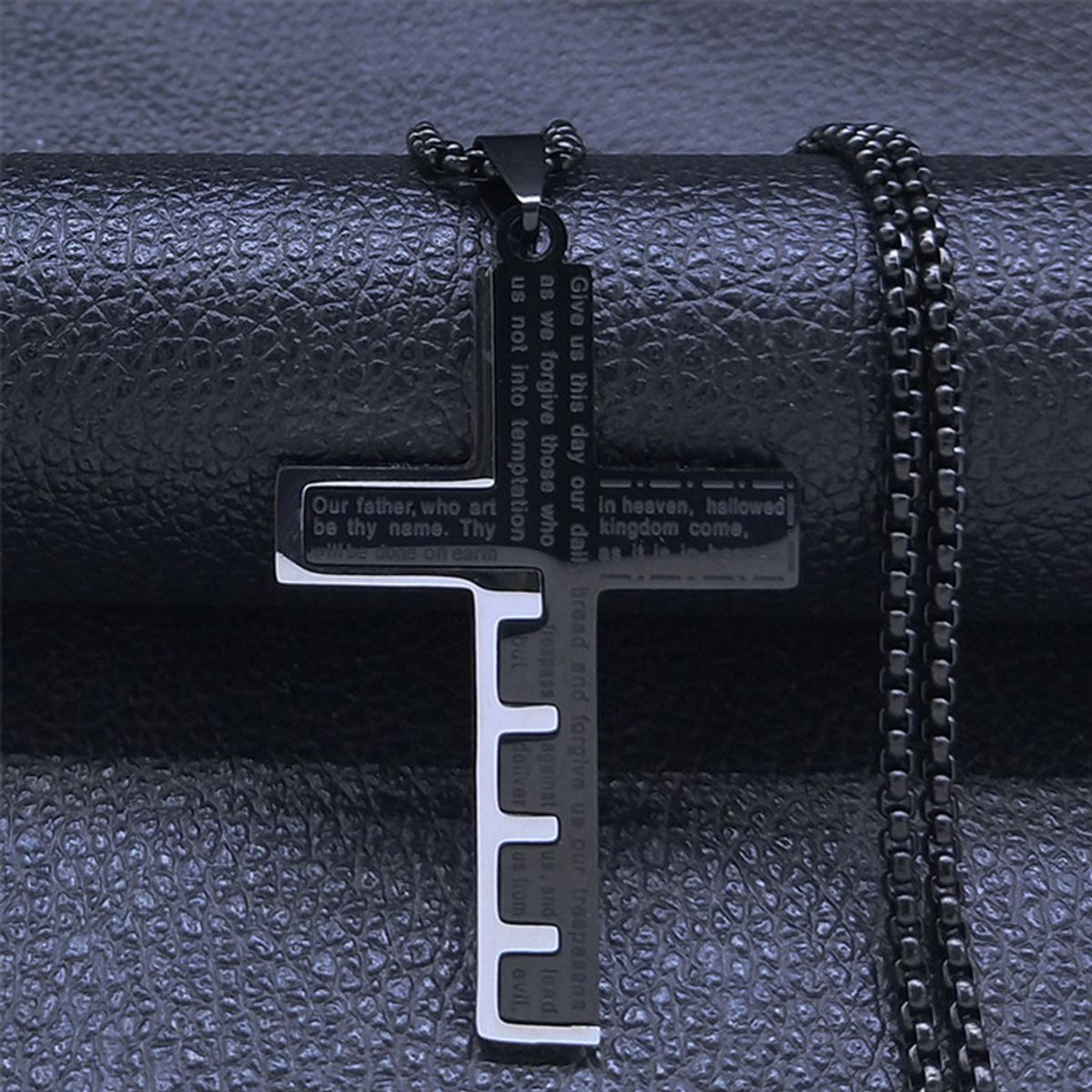 TIOZONEY - collar de cruz cristiana inspiradora para