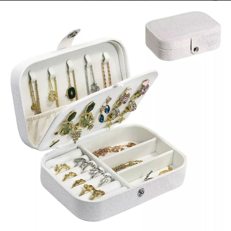 TIOZONEY - Organizador Joyas Estuche Joyero Portátil Viaje