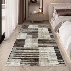 GENERICO - ALFOMBRAS LISAS PARA PASILLOS SIN PELOS CON DISEÑOS TRIDIMENSIONALES