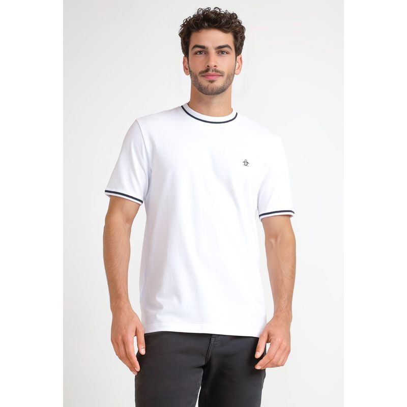ORIGINAL PENGUIN - Polera Hombre Blanco Original Penguin
