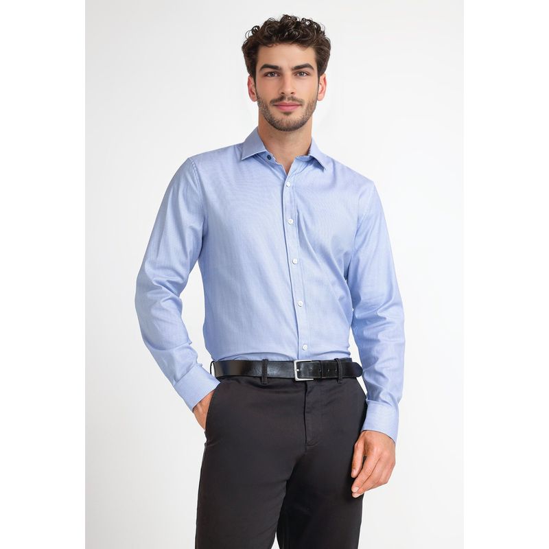 ORIGINAL PENGUIN - Camisa Formal Hombre Celeste Original Penguin